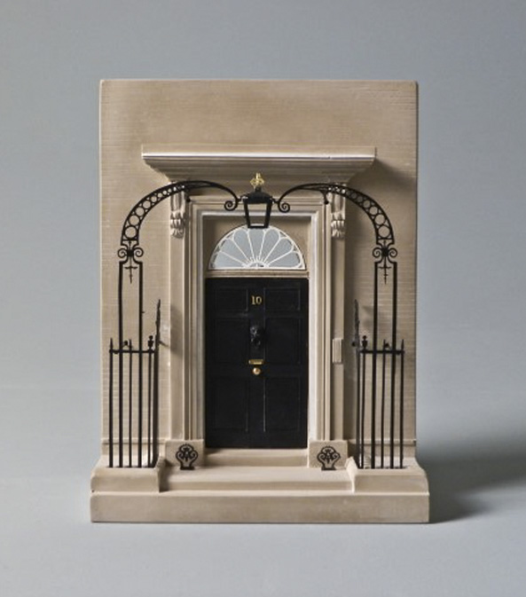 Purchase 10 Downing Street Doorway, hand crafted models of famous Doorways by Timothy Richards. 