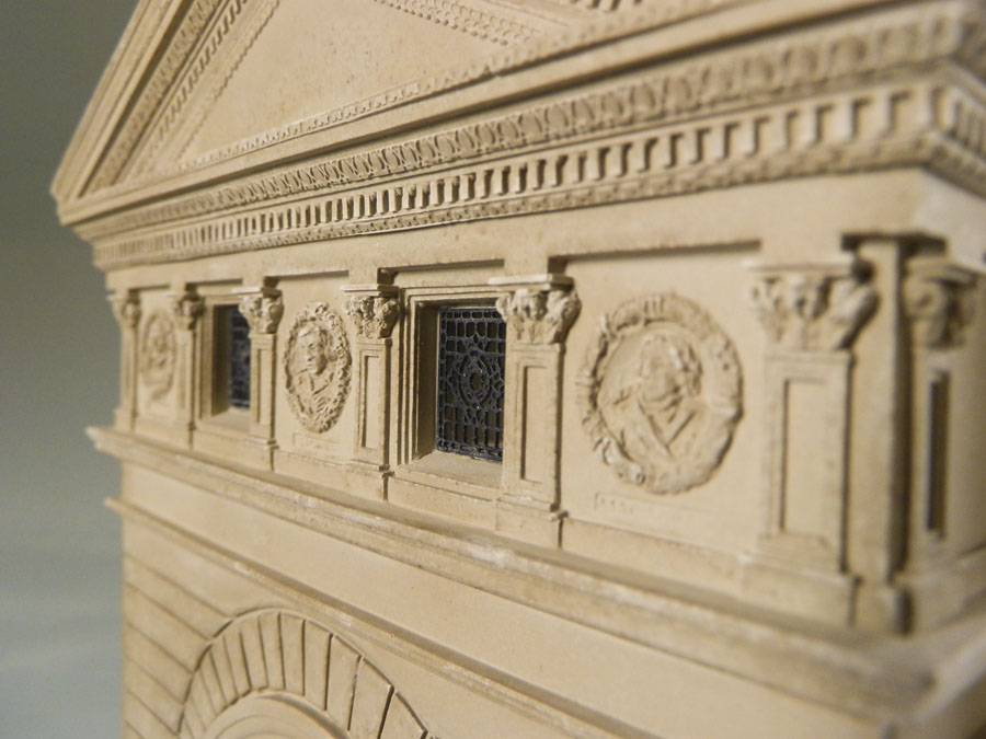 Purchase The National Portrait Gallery of London, hand crafted models of famous Doorways by Timothy Richards. 