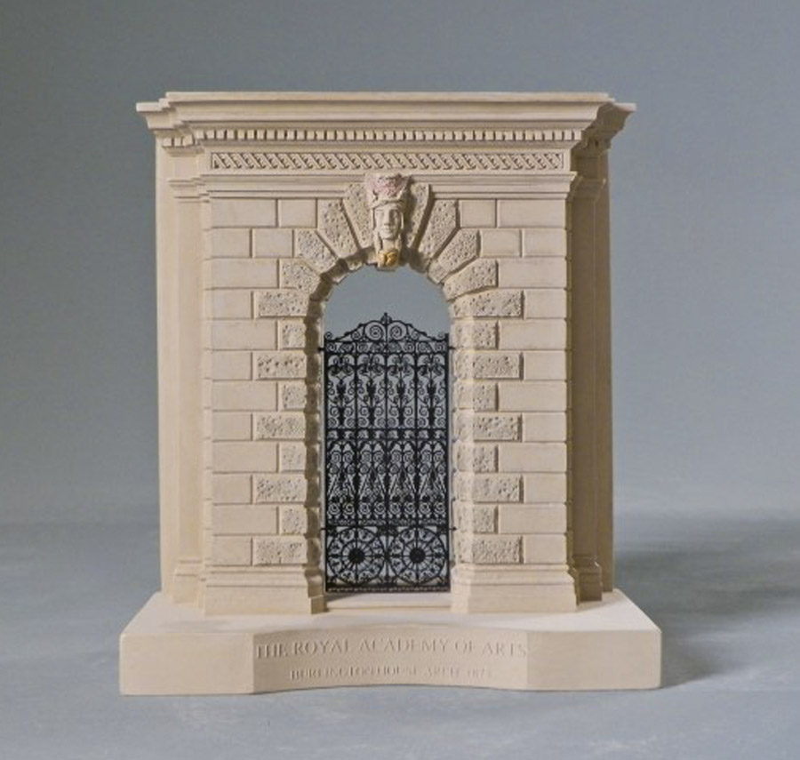Purchase The Royal Academy of Art, hand crafted models of famous Doorways by Timothy Richards. 