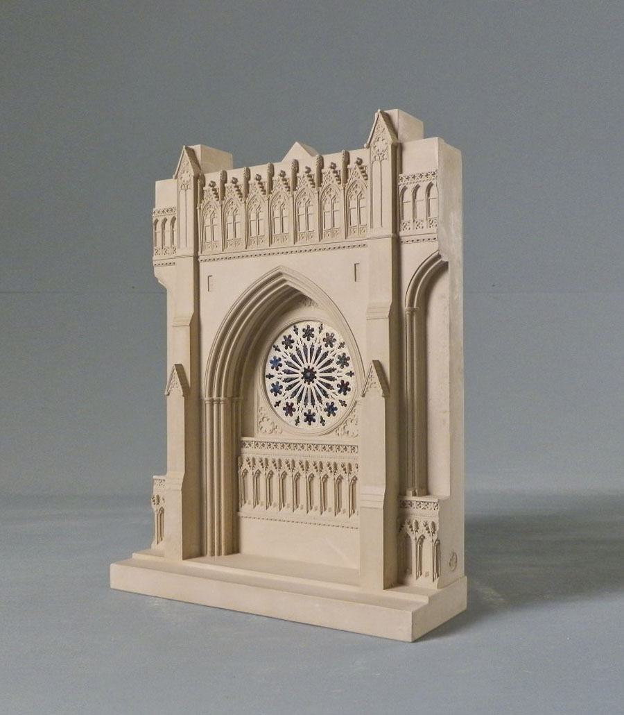 Purchase Rose Window National Cathedral Georgetown, Washington, hand crafted models of famous Doorways by Timothy Richards. 