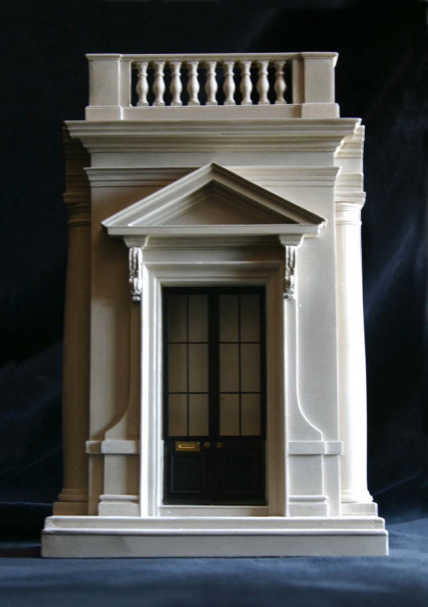 Purchase Langley Park House, Montrose Scotland, hand crafted models of famous Doorways by Timothy Richards. 