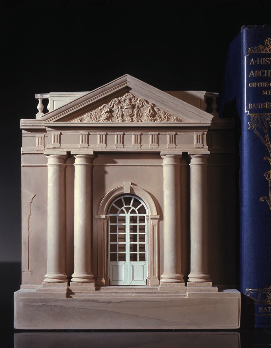 Purchase Hopetoun House Edinburgh, hand crafted models of famous Doorways by Timothy Richards. 
