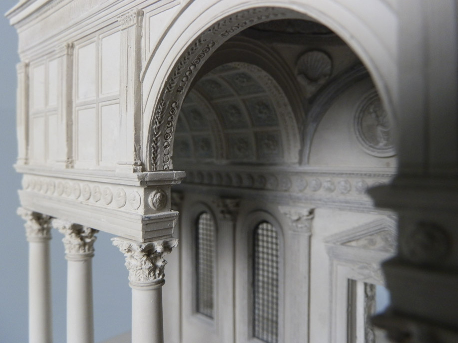 Purchase Pazzi Chapel, Florence, Italy, handmade in plaster by Timothy Richards.