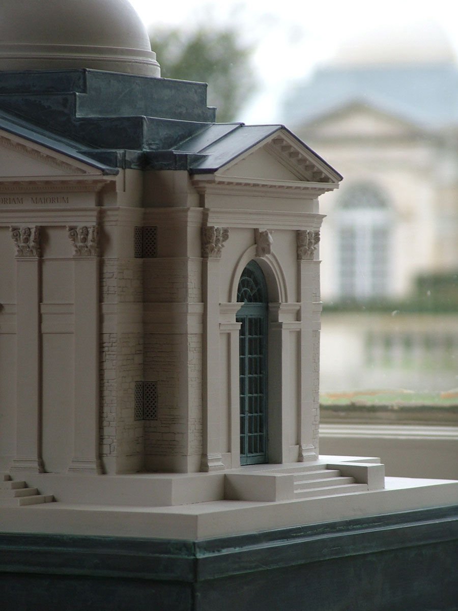 Purchase, Lutyens Temple, England handmade in plaster by Timothy Richards.