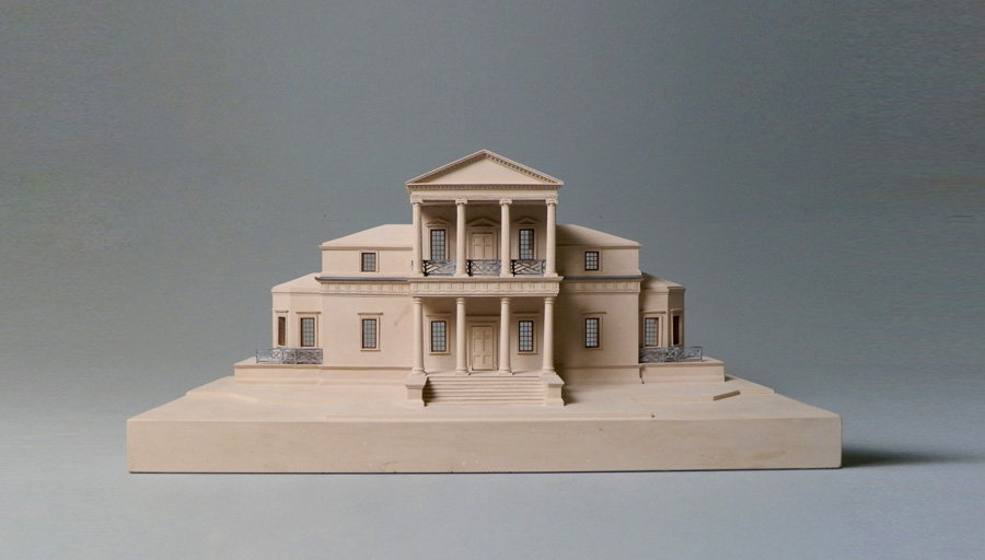 Purchase, First Monticallo, Virginia, USA,  handmade in plaster by Timothy Richards.