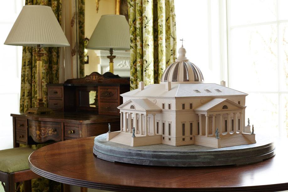 Purchase Design of the Presidents House by Thomas Jefferson, USA handmade in plaster by Timothy Richards.