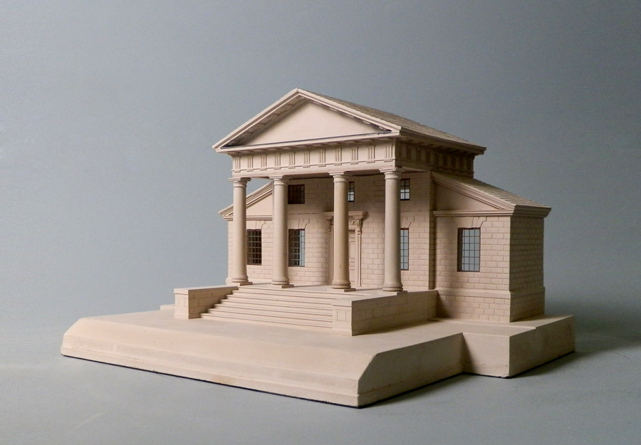 Purchase, Redwood Library, handmade in plaster by Timothy Richards.