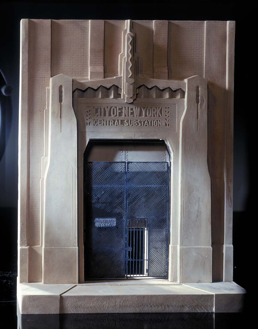 Purchase New York Substation, Manhatten New York, USA, handmade in plaster by Timothy Richards.