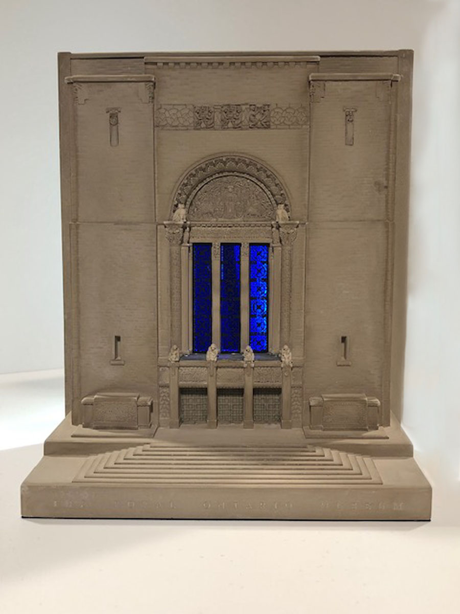 Purchase, Royal Ontario Museum Canada, handmade in plaster by Timothy Richards.