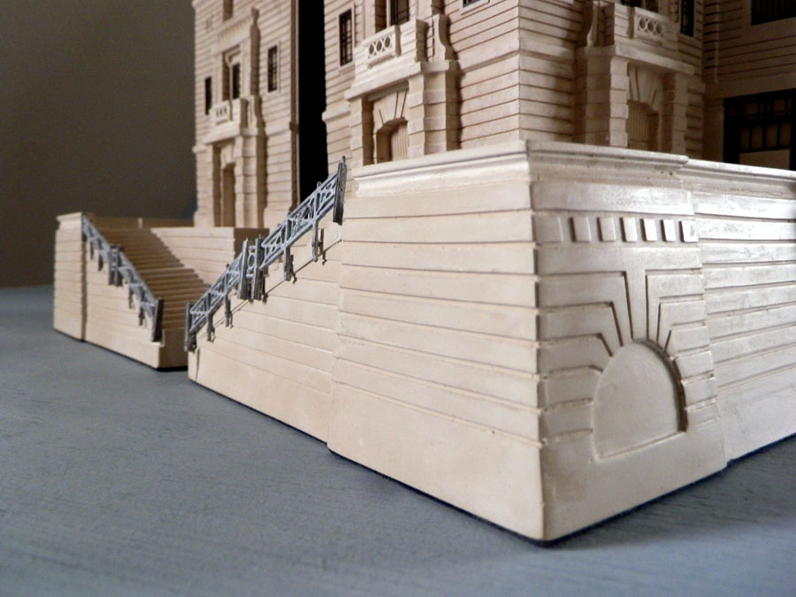 Purchase The Wembley Towers (large) London, Mirrored Pair of Bookends, handmade in plaster by Timothy Richards.