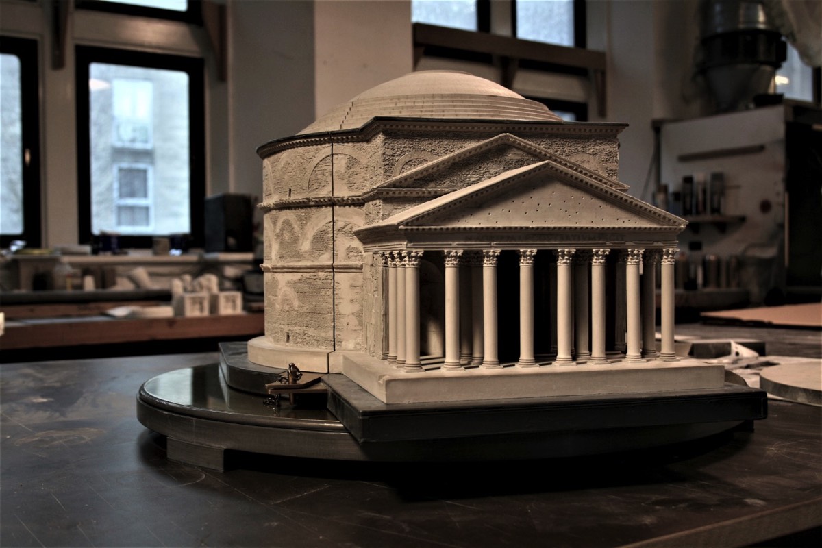 Purchase, Pantheon Rome, Italy, handmade in plaster by Timothy Richards.