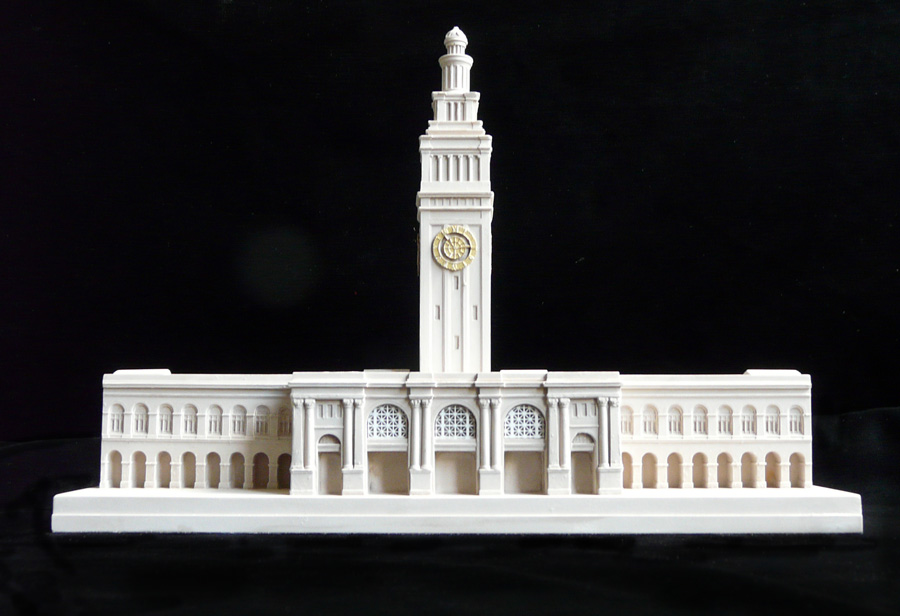Purchase San Francisco Ferry Building USA, handmade in plaster by Timothy Richards.
