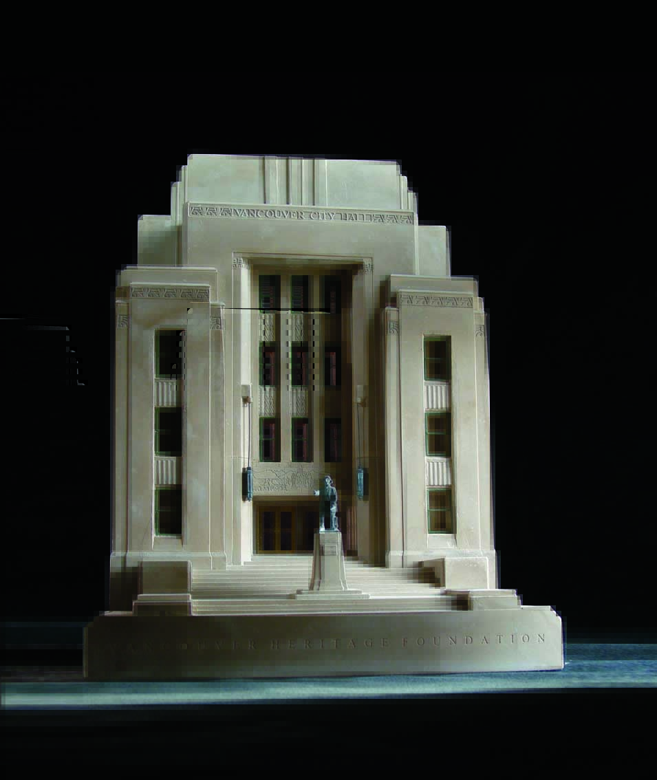 Purchase The Vancouver Heritage Foundation Model Canada,  handmade in plaster by Timothy Richards.