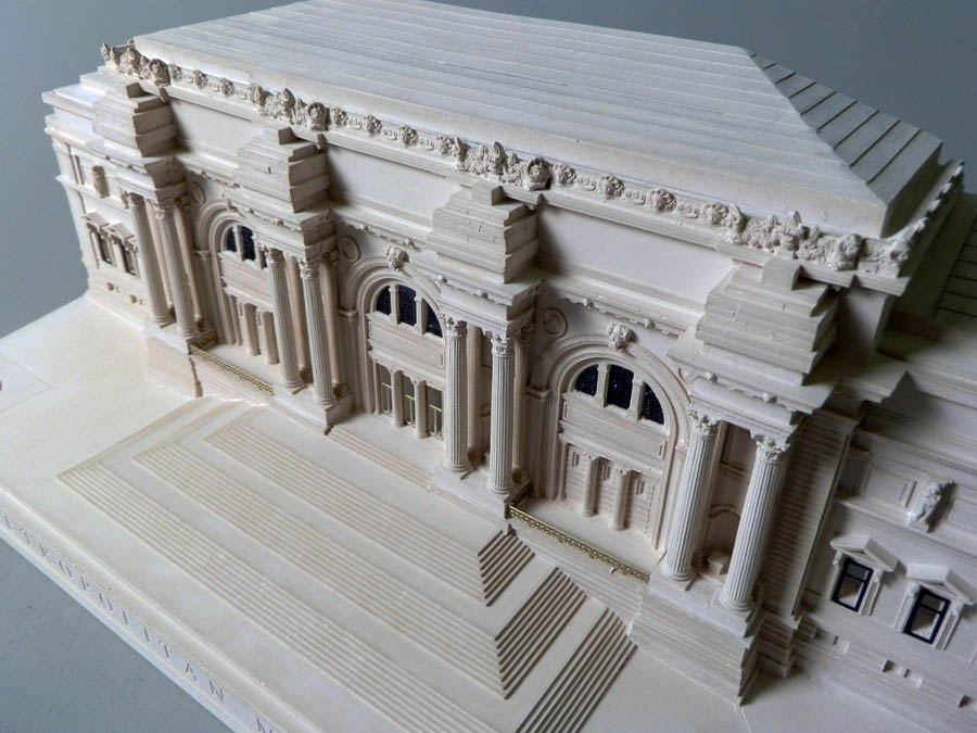 Purchase The Metropolitan Museum of Art New York Model, handmade in plaster by Timothy Richards.