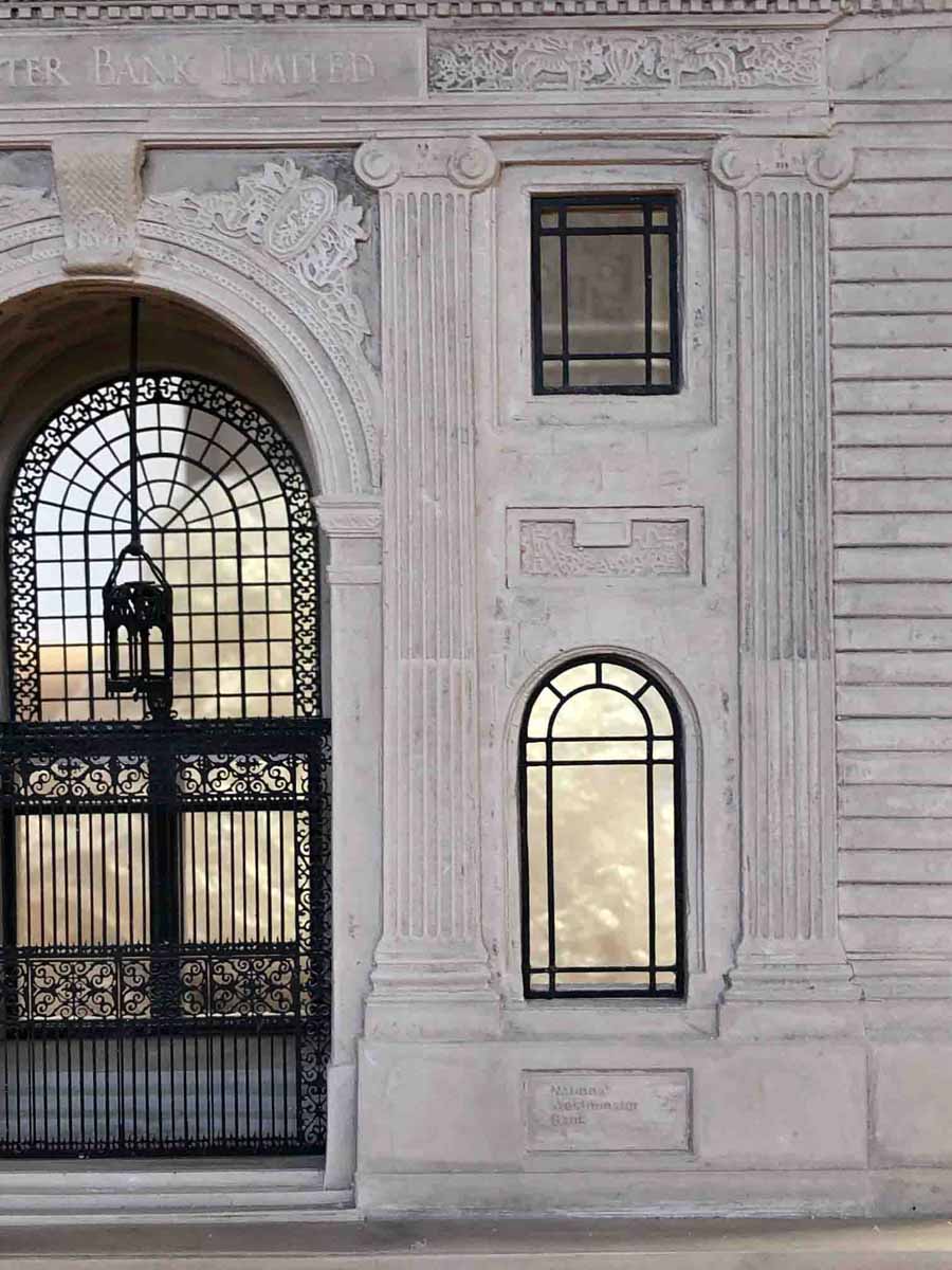 Purchase The Westminster Lothbury Bank Head Office London, England, handmade in plaster by Timothy Richards.