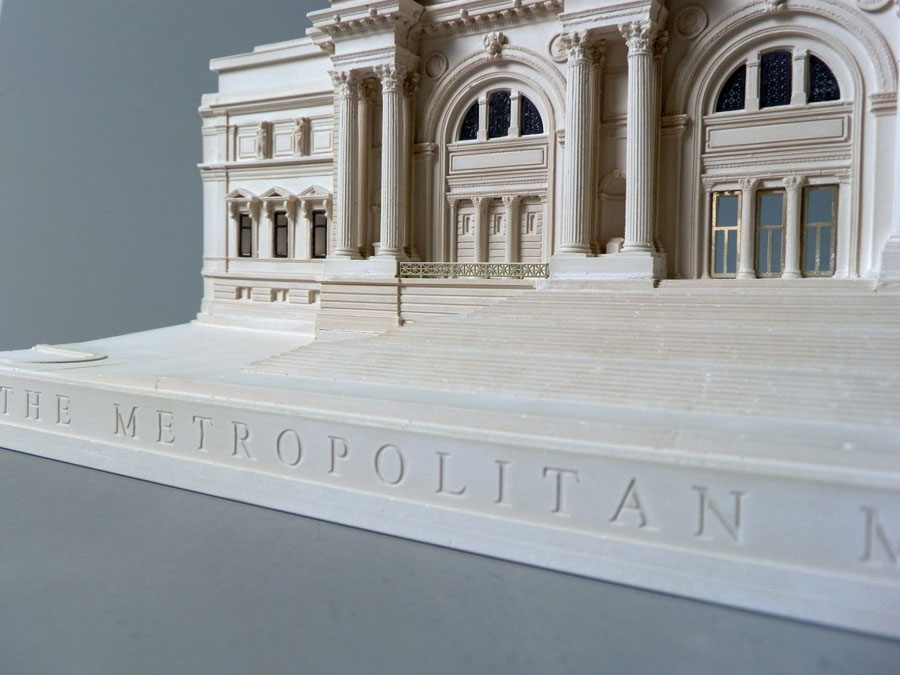 Purchase The Metropolitan Museum of Art New York Model, handmade in plaster by Timothy Richards.