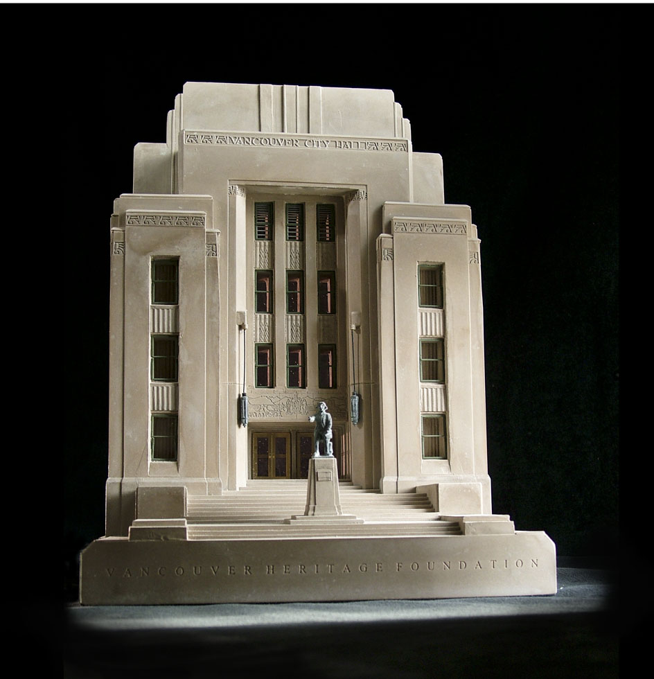 Purchase The Vancouver Heritage Foundation Model Canada,  handmade in plaster by Timothy Richards.