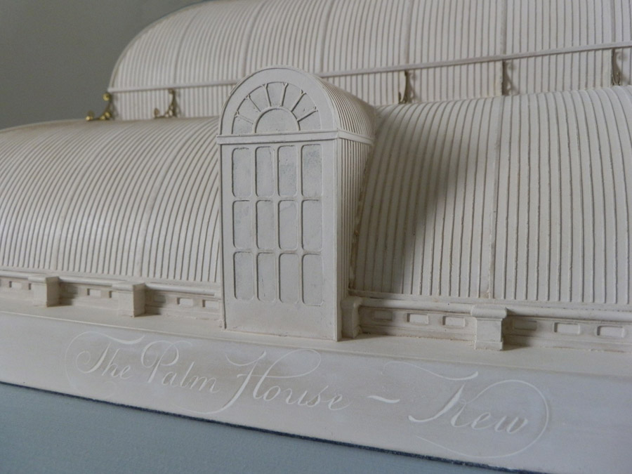 Purchase Palm House Kew Gardens Model, London, England,  handmade in plaster by Timothy Richards.