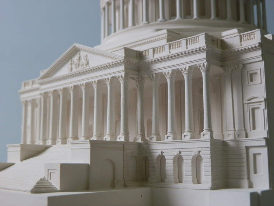 Purchase The USA Capitol Building Washington, USA, handmade in plaster by Timothy Richards.