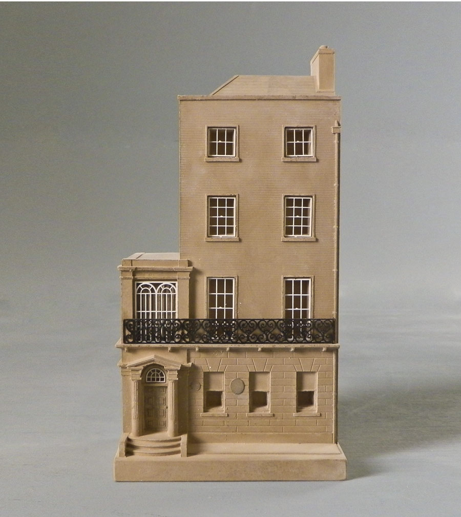 Purchase Oscar Wilde House Dublin, hand crafted models of famous houses by Timothy Richards. 