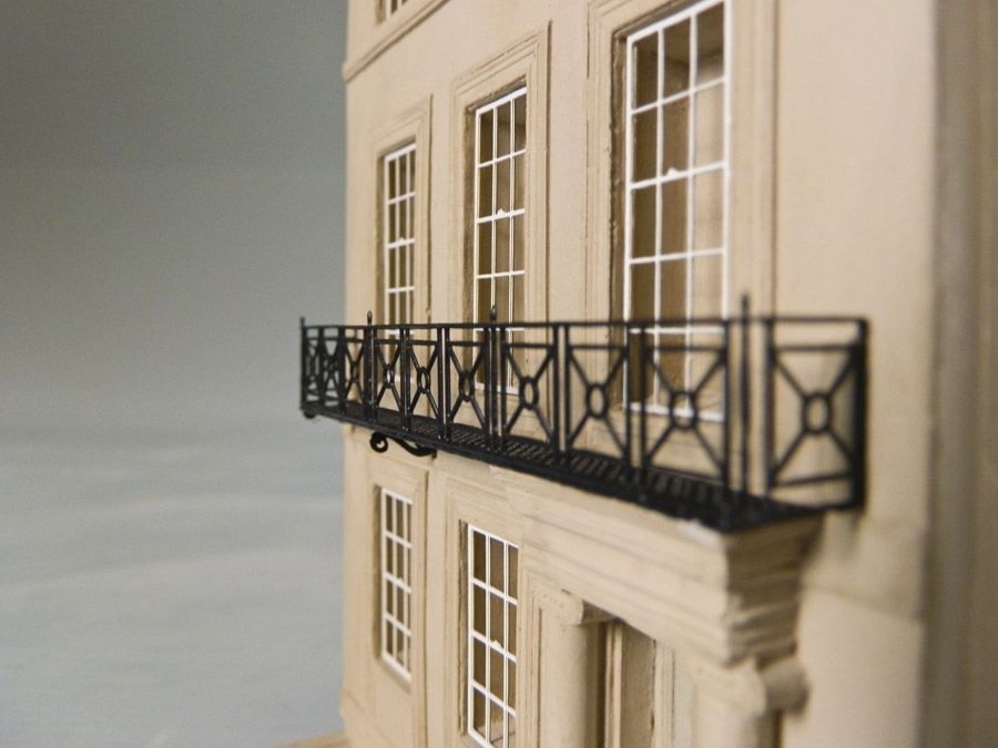 Purchase Newtown Terrace Edinburgh, hand crafted models of famous houses by Timothy Richards. 