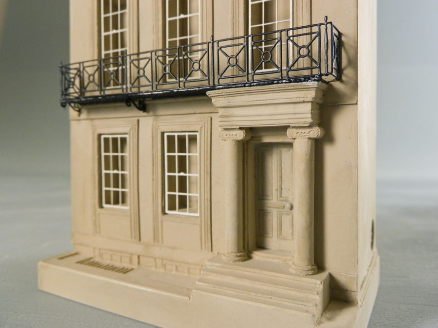 Purchase Newtown Terrace Edinburgh, hand crafted models of famous houses by Timothy Richards. 